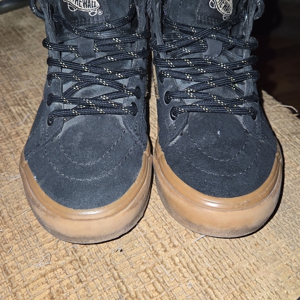 Kids Vans Black and Brown Sneakers